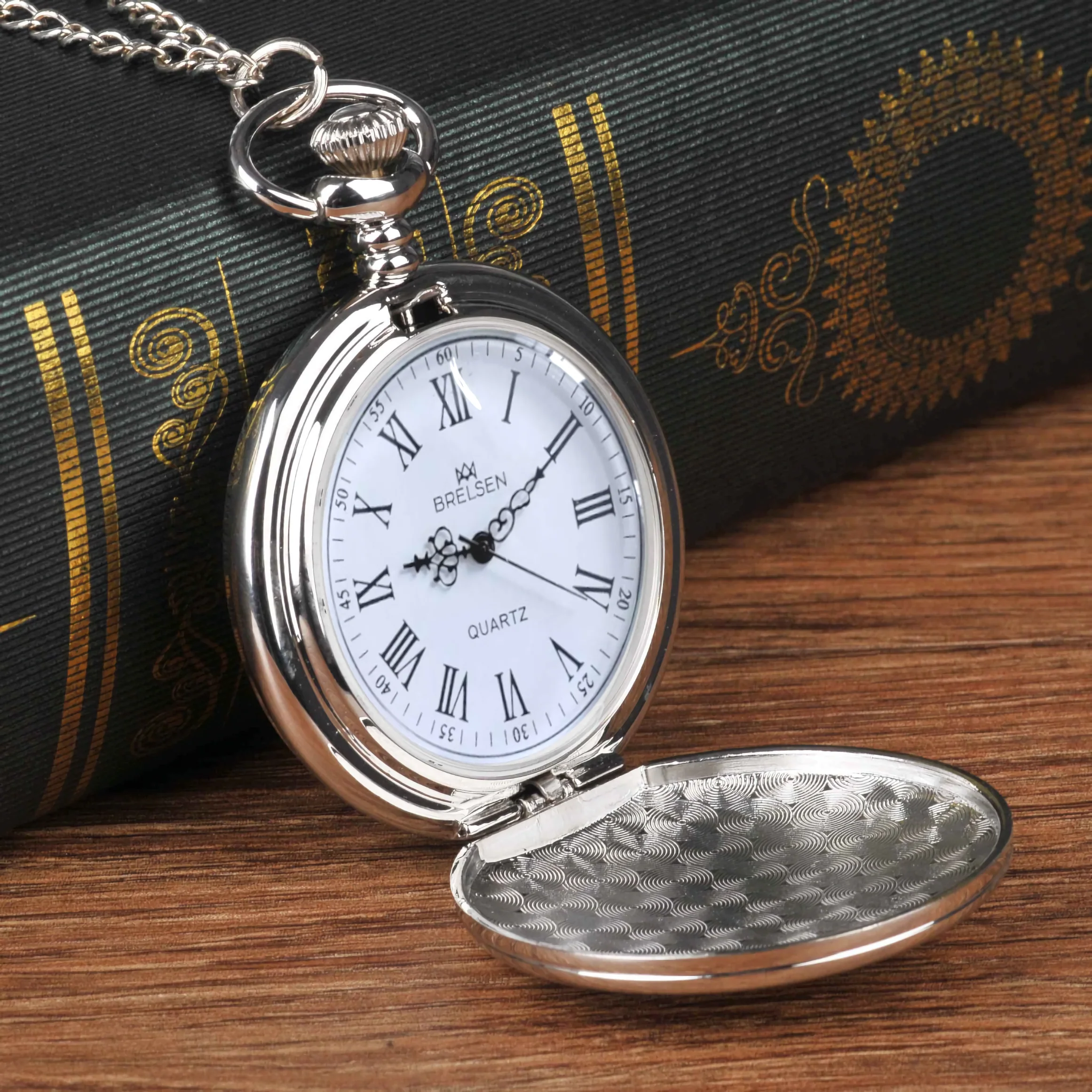 To My Son Silver Pocket Watch