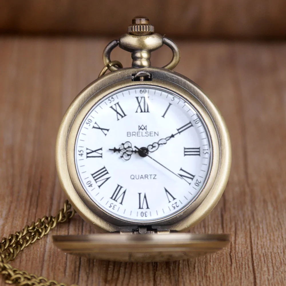 To My Son Lion Bronze Pocket Watch